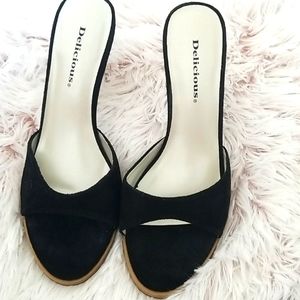 suede stiletto slides